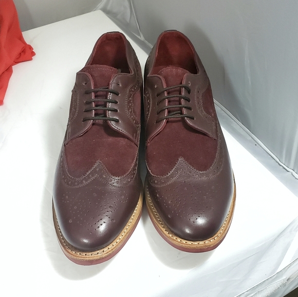 Samuel Windsor Shoes | Samuel Windsor Prestige Brogue Shoes | Color: Purple/Red | Size: 13.5 | Garmentsngear's Closet